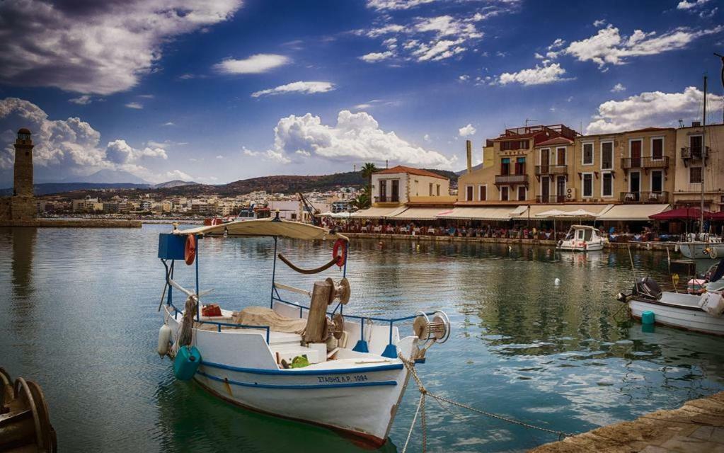 Sea View Cozy Studio Near Center Of Rethymno Town Exteriér fotografie