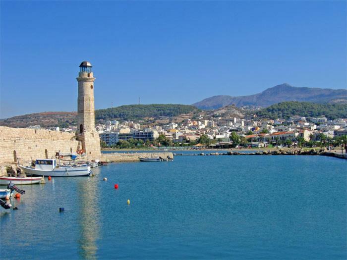 Sea View Cozy Studio Near Center Of Rethymno Town Exteriér fotografie