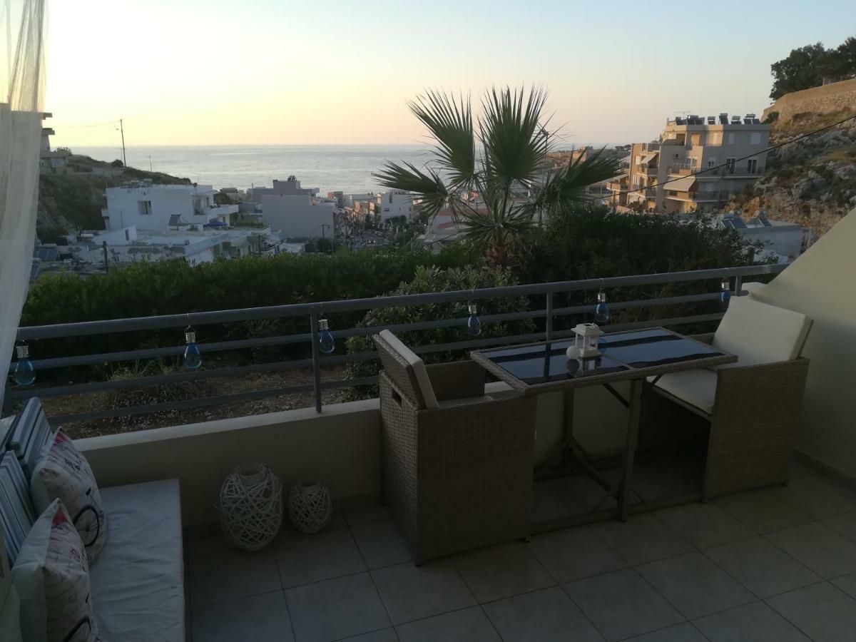 Sea View Cozy Studio Near Center Of Rethymno Town Exteriér fotografie